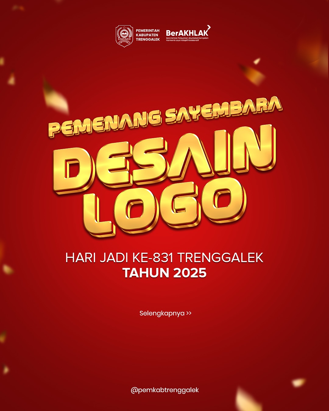 Pengumuman Pemenang Sayembara Logo Hari Jadi Kabupaten Trenggalek ke 831