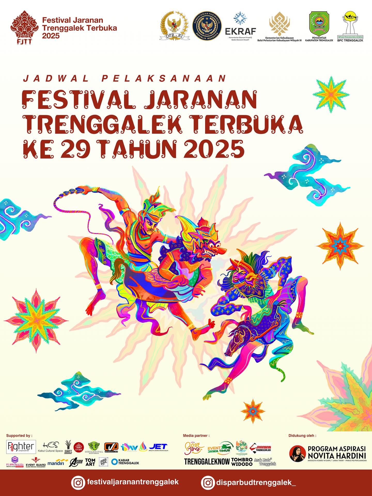 Festival Jaranan Trenggalek Terbuka ke 29 Tahun 2025
